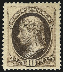 Sale 1057, Lot 770, 1879 American Bank Note Co. Issue (Scott 182-191)