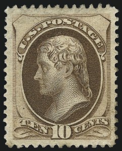 Sale 1057, Lot 772, 1879 American Bank Note Co. Issue (Scott 182-191)