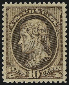 Sale 1057, Lot 796, 1887 American Bank Note Co. Issue (Scott 205-218)