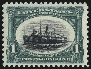 Sale Number 1057, Lot Number 883, 1901 Pan-American Issue, incl. Inverts (Scott 294-299)