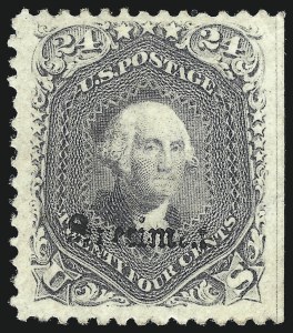 Sale 1061, Lot 3279, Specimen Overprints