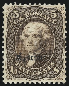 Sale 1061, Lot 3281, Specimen Overprints