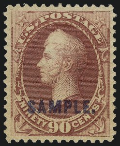 Sale 1061, Lot 3289, Specimen Overprints