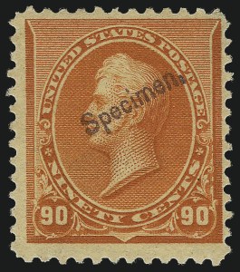 Sale 1061, Lot 3292, Specimen Overprints
