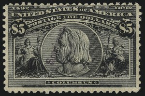 Sale 1061, Lot 3294, Specimen Overprints