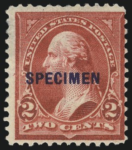 Sale 1061, Lot 3297, Specimen Overprints