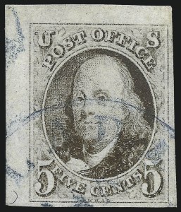 Sale 1061, Lot 3322, 1847 Issue (Scott 1-2)