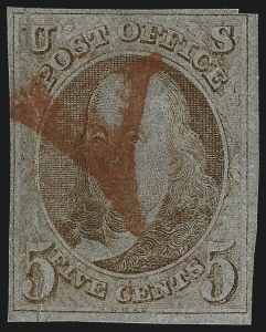Sale 1061, Lot 3334, 1847 Issue (Scott 1-2)