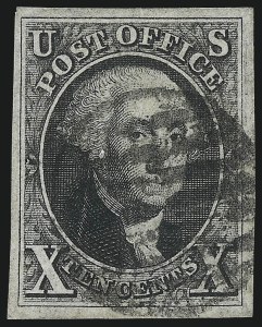 Sale 1061, Lot 3338, 1847 Issue (Scott 1-2)
