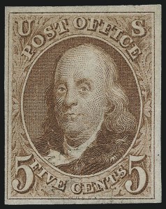 Sale 1061, Lot 3350, 1875 Reproduction of 1847 Issue (Scott 3-4)