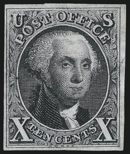 Sale 1061, Lot 3353, 1875 Reproduction of 1847 Issue (Scott 3-4)