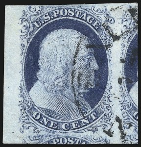 Sale 1061, Lot 3356, 1c-3c 1851-56 Issue (Scott 5A-11A)