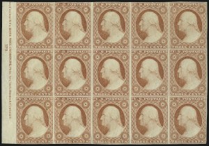 Sale 1061, Lot 3378, 1c-3c 1851-56 Issue (Scott 5A-11A)