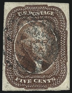 Sale 1061, Lot 3385, 5c-12c 1851-56 Issue (Scott 12-17)