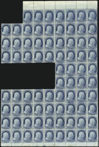 Sale 1061, Lot 3418, 1c 1857-60 Issue by Plate (Scott 18-24)