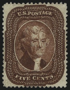 Sale Number 1061, Lot Number 3432, 3c-90c 1857-60 Issue and 1875 Reprint (Scott 25-40)