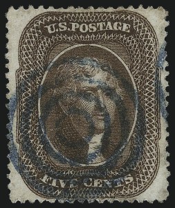 Sale Number 1061, Lot Number 3442, 3c-90c 1857-60 Issue and 1875 Reprint (Scott 25-40)