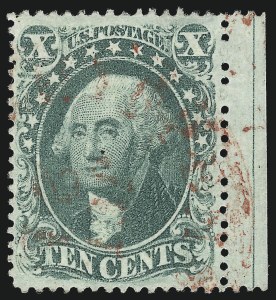 Sale 1061, Lot 3445, 3c-90c 1857-60 Issue and 1875 Reprint (Scott 25-40)