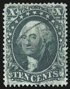 Sale 1061, Lot 3446, 3c-90c 1857-60 Issue and 1875 Reprint (Scott 25-40)