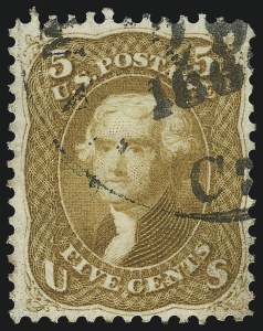 Sale 1061, Lot 3475, 1861-66 Issue (Scott 56-78)