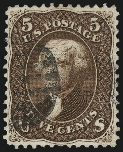 Sale Number 1061, Lot Number 3487, 1861-66 Issue (Scott 56-78) Sale Number 1061, Lot Number 3487, 1861-66 Issue (Scott 56-78)