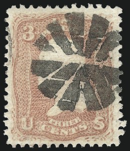 Sale 1061, Lot 3493, 1867-68 Grilled Issue (Scott 83-100)