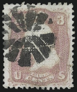 Sale 1061, Lot 3494, 1867-68 Grilled Issue (Scott 83-100)