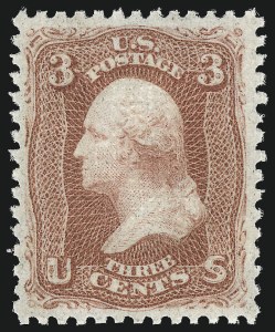 Sale 1061, Lot 3501, 1867-68 Grilled Issue (Scott 83-100)