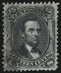 Sale 1061, Lot 3514, 1867-68 Grilled Issue (Scott 83-100)