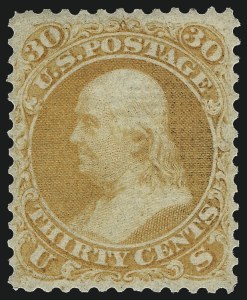 Sale 1061, Lot 3517, 1867-68 Grilled Issue (Scott 83-100)