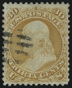 Sale 1061, Lot 3518, 1867-68 Grilled Issue (Scott 83-100)