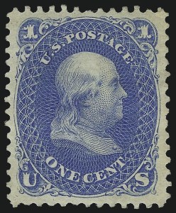 Sale 1061, Lot 3519, 1875 Re-Issue of 1861-66 Issue (Scott 102-106)