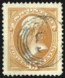 Sale 1061, Lot 3625, 1879-88 American Bank Note Co. Issue (Scott 182-218)