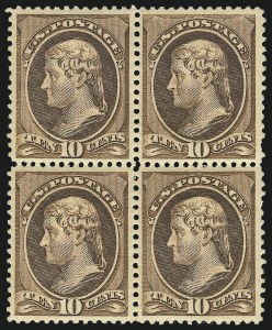 Sale 1061, Lot 3634, 1879-88 American Bank Note Co. Issue (Scott 182-218)