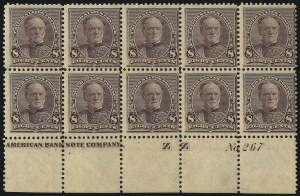 Sale 1061, Lot 3654, 1890-93 Issue (Scott 219D-229)