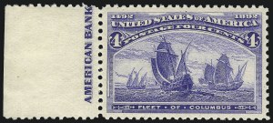 Sale Number 1061, Lot Number 3672, 1c-30c 1893 Columbian Issue (Scott 230-239)