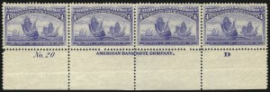 Sale 1061, Lot 3678, 1c-30c 1893 Columbian Issue (Scott 230-239)