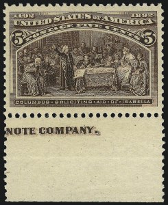 Sale Number 1061, Lot Number 3681, 1c-30c 1893 Columbian Issue (Scott 230-239)