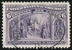 Sale 1061, Lot 3686, 1c-30c 1893 Columbian Issue (Scott 230-239)