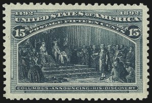 Sale 1061, Lot 3700, 1c-30c 1893 Columbian Issue (Scott 230-239)