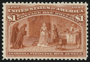 Sale 1061, Lot 3709, 50c-$5.00 1893 Columbian Issue (Scott 240-245)