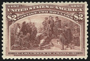 Sale 1061, Lot 3715, 50c-$5.00 1893 Columbian Issue (Scott 240-245)