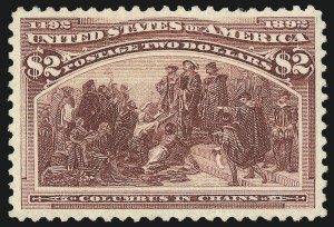 Sale 1061, Lot 3717, 50c-$5.00 1893 Columbian Issue (Scott 240-245)