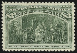 Sale 1061, Lot 3720, 50c-$5.00 1893 Columbian Issue (Scott 240-245)