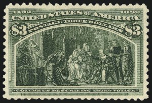 Sale 1061, Lot 3721, 50c-$5.00 1893 Columbian Issue (Scott 240-245)