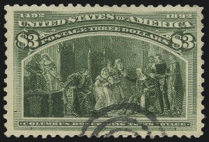 Sale 1061, Lot 3726, 50c-$5.00 1893 Columbian Issue (Scott 240-245)