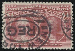 Sale 1061, Lot 3732, 50c-$5.00 1893 Columbian Issue (Scott 240-245)