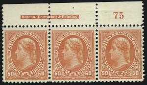 Sale 1061, Lot 3750, 1894-98 Bureau Issues (Scott 246-281)