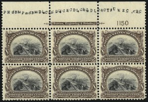 Sale 1061, Lot 3816, 1901 Pan-American Issue (Scott 294-299)