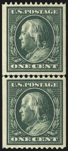 Sale 1061, Lot 3875, 1908-13 Washington-Franklin Issues (Scott 331-396)